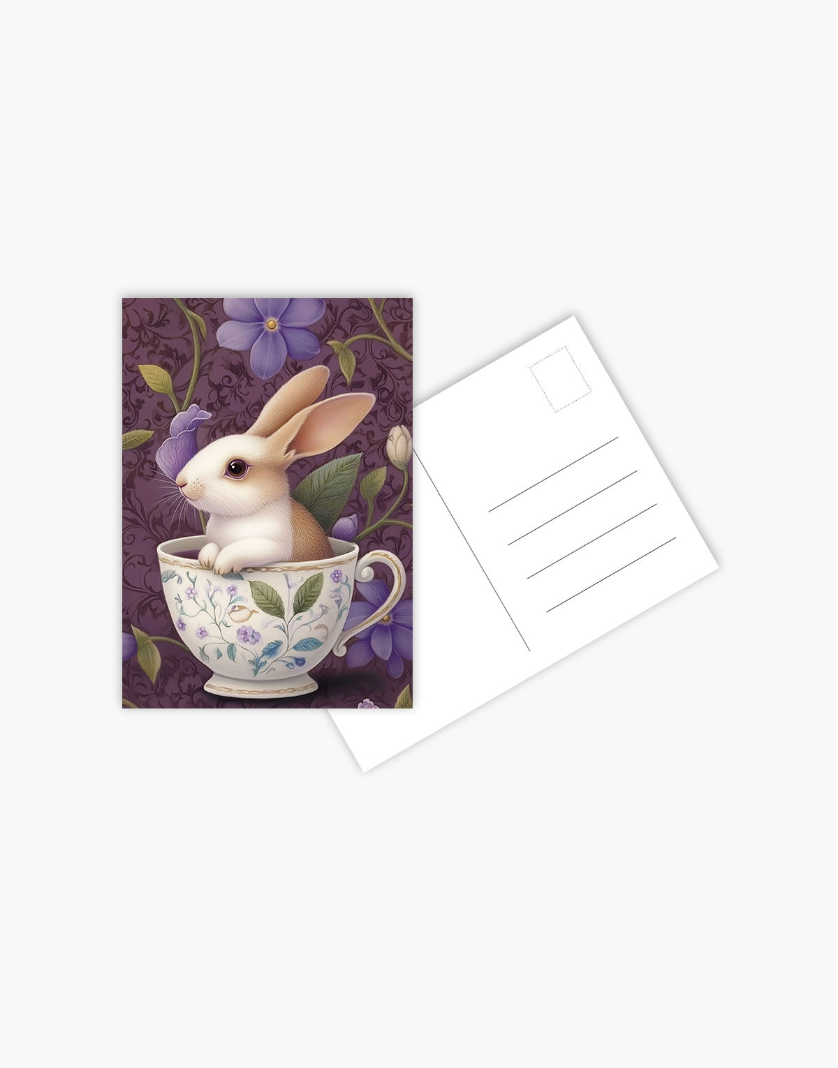 Carte Postala Rabbit in a Cup