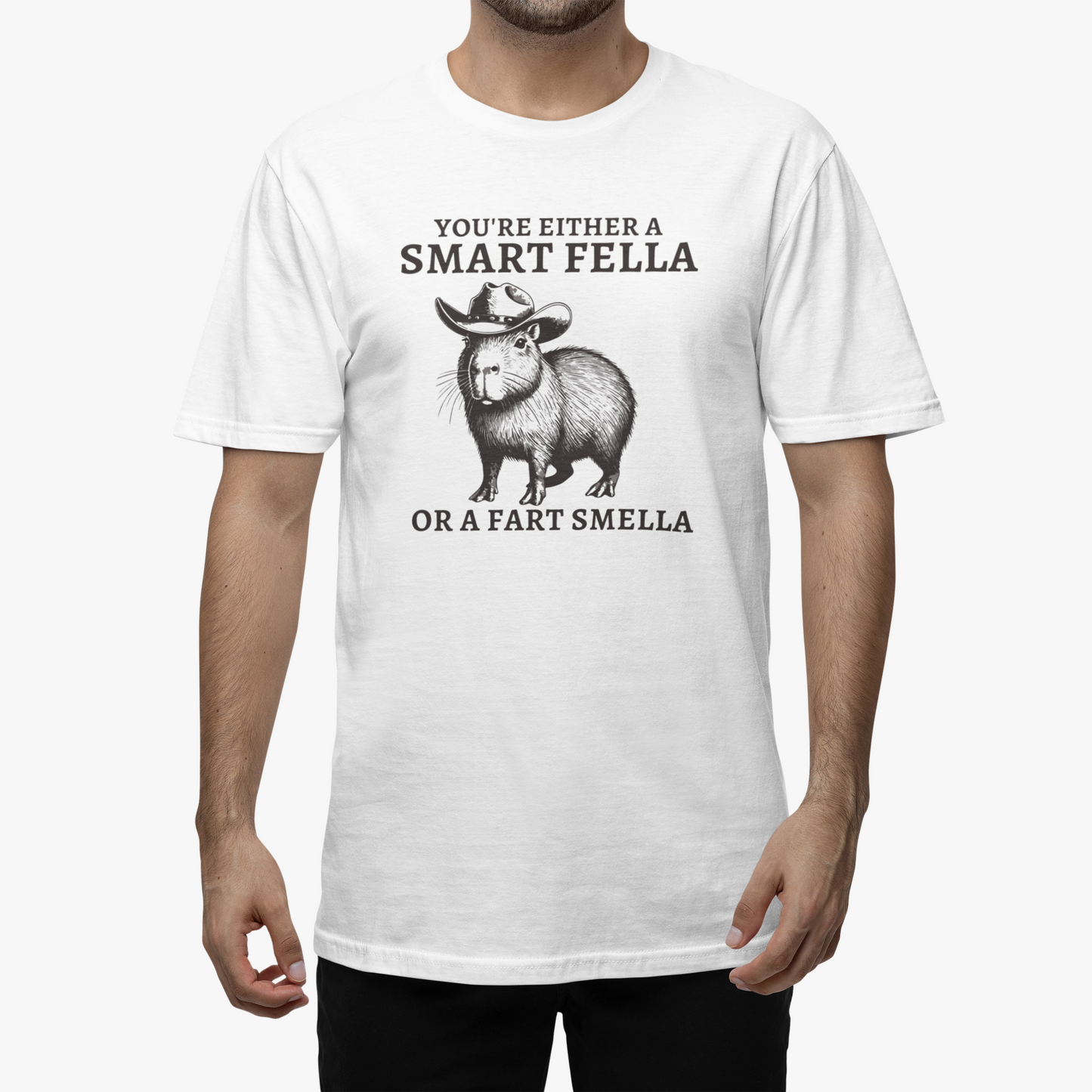 Tricou Unisex Smart Fella or Fart Smella