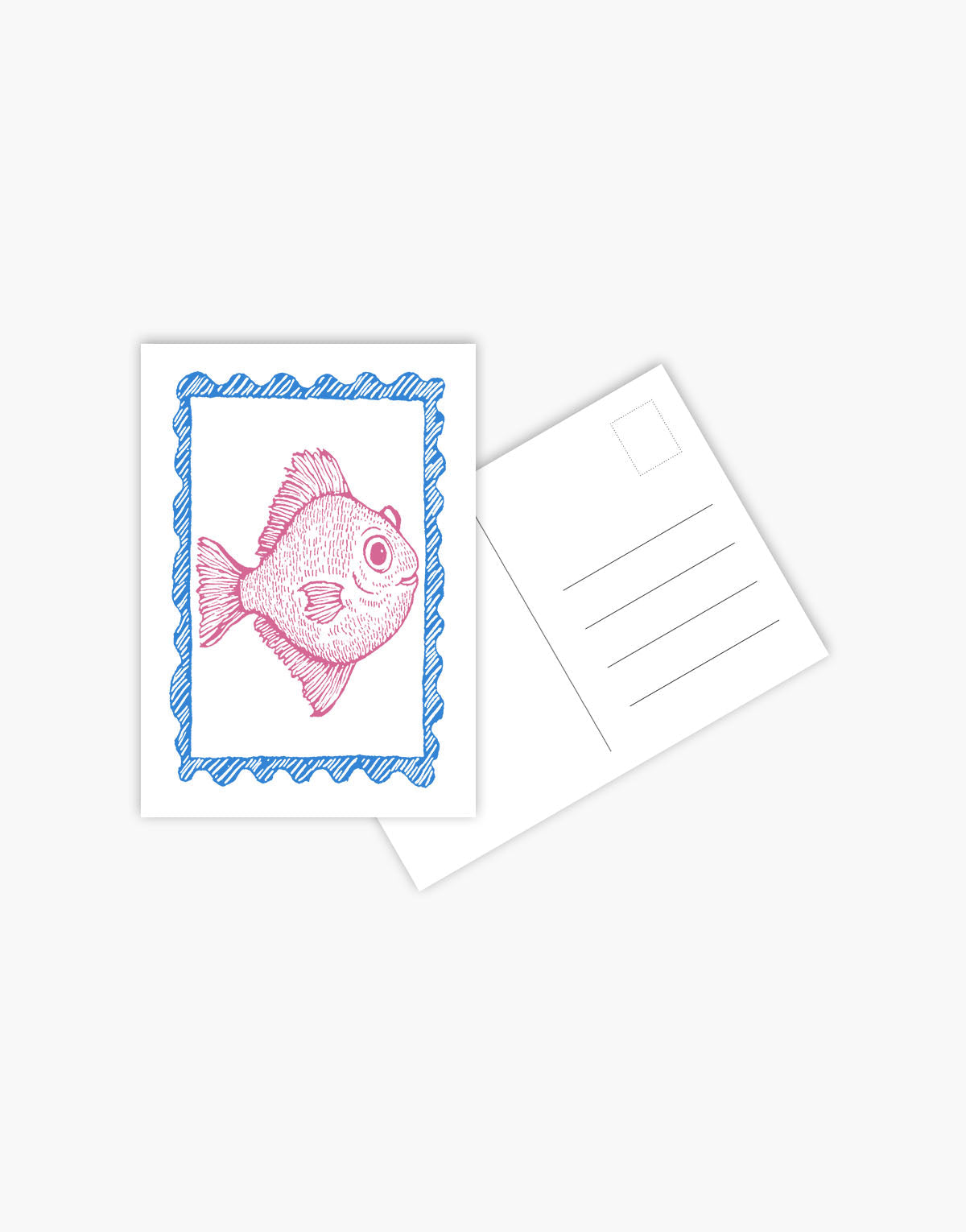 Carte Postala Pink Fish