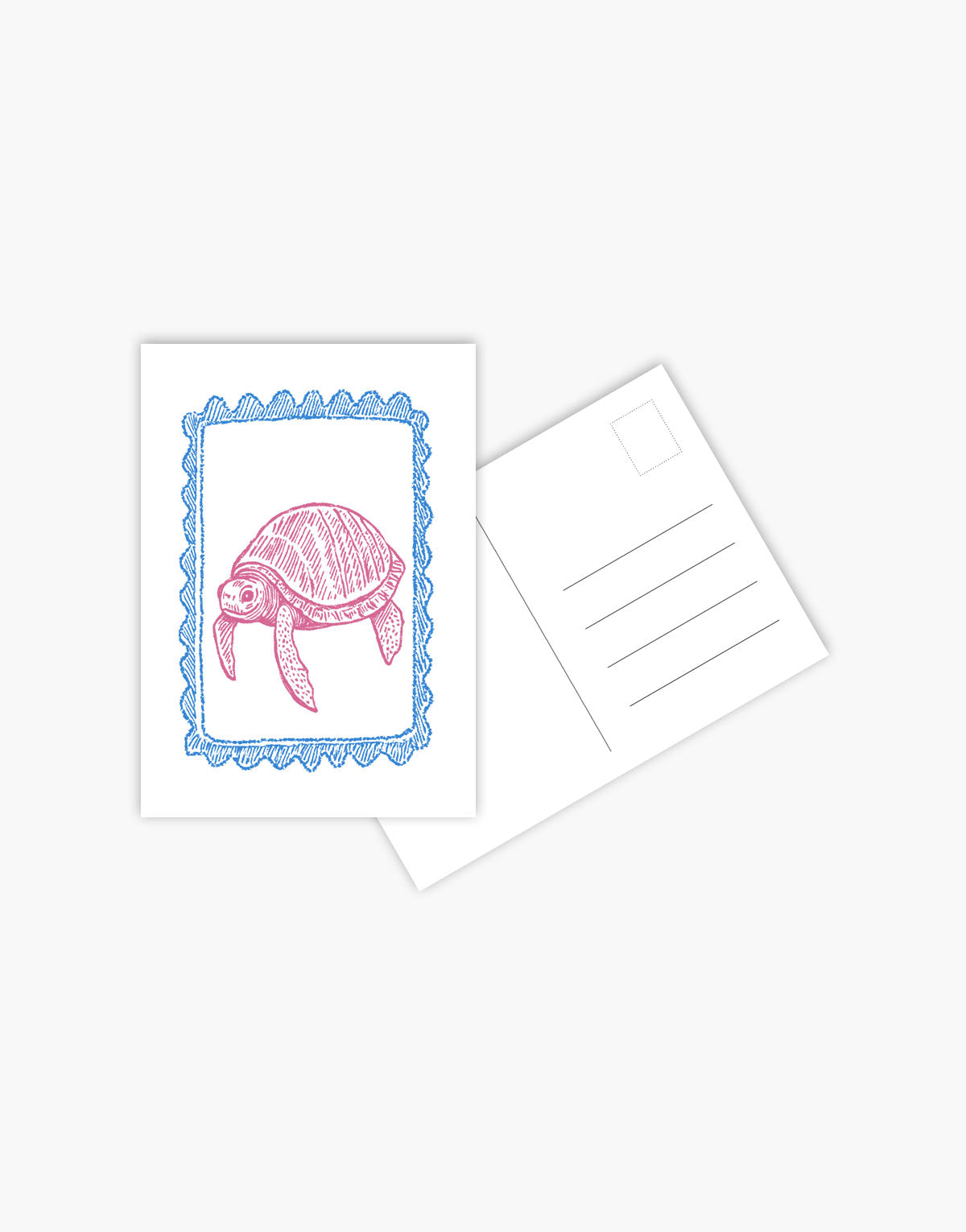 Carte Postala Pink Tortoise