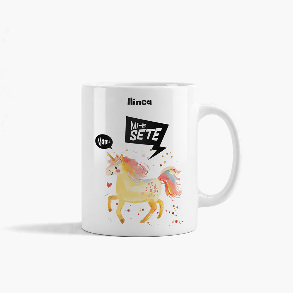 Cana Personalizata - Unicorn Mi-e Sete