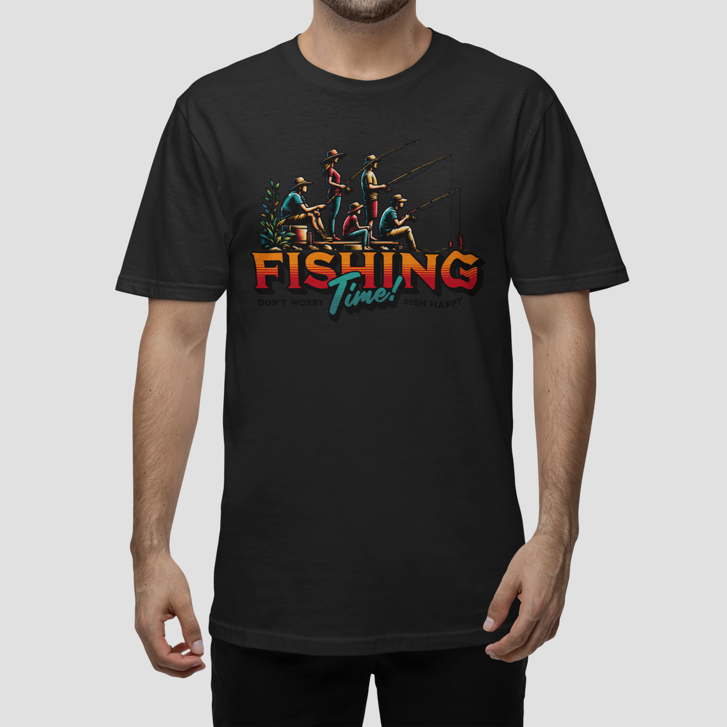 Tricou Unisex Fishing Time!