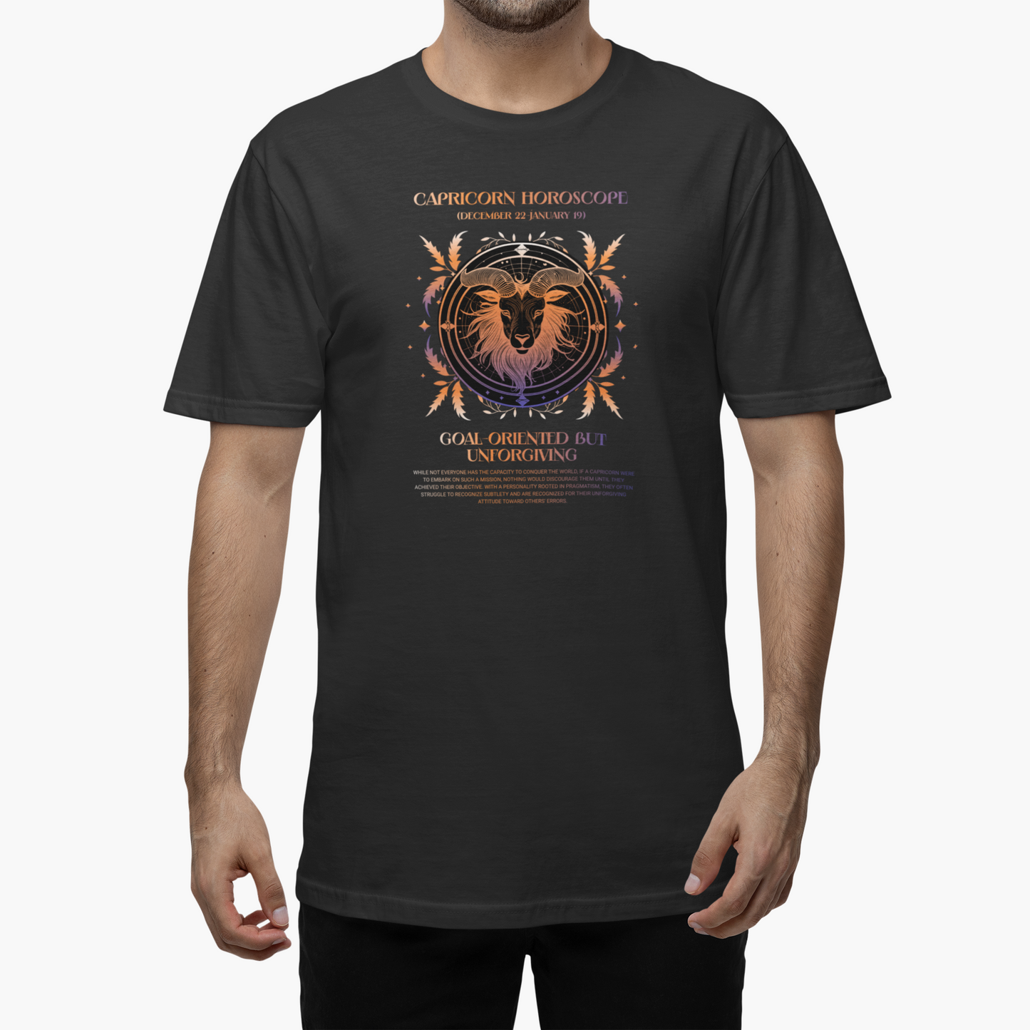 Tricou Unisex Zodiac Capricorn
