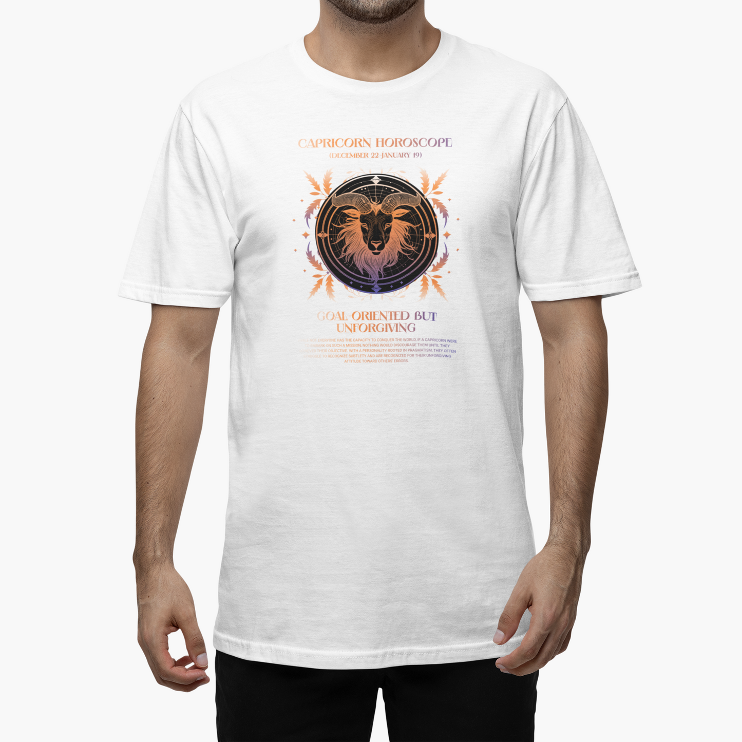 Tricou Unisex Zodiac Capricorn