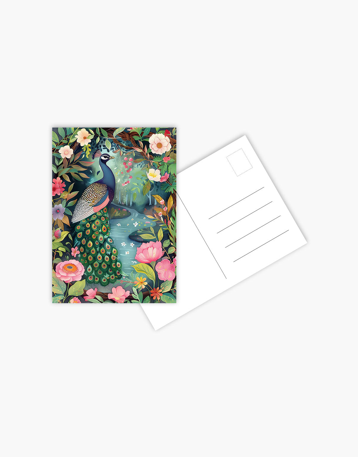 Carte Postala Peacock Garden