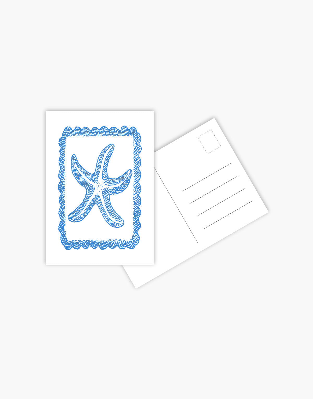 Carte Postala Blue Starfish