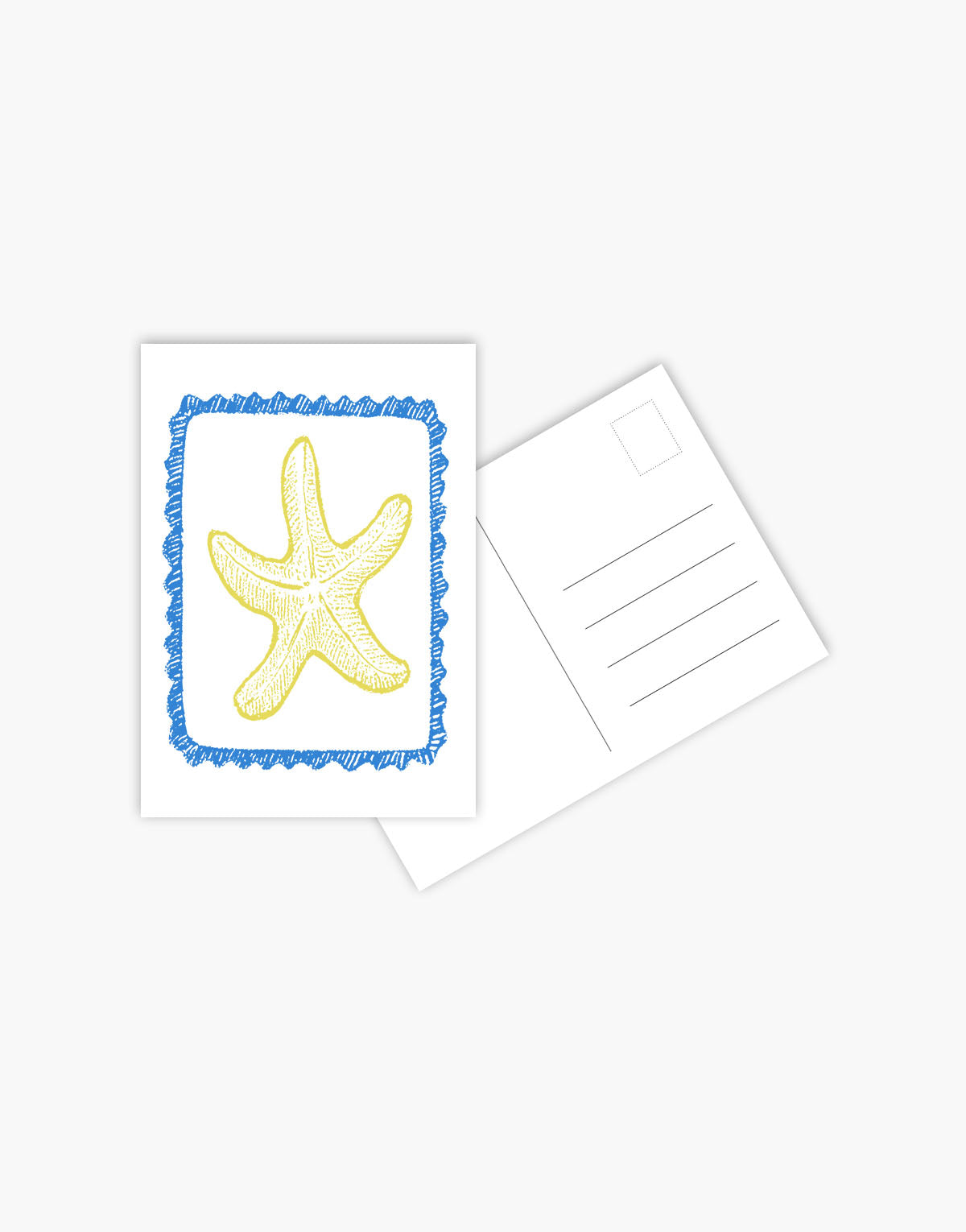 Carte Postala Yellow Starfish
