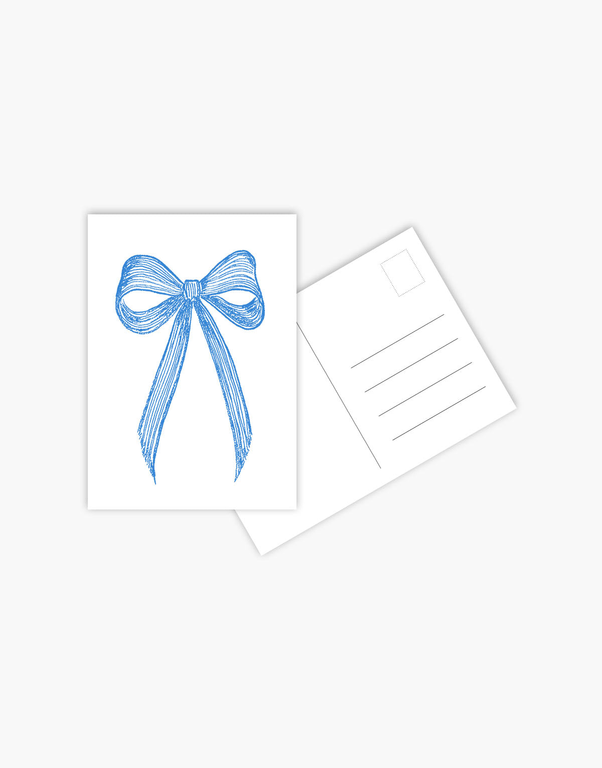 Carte Postala Blue Bow