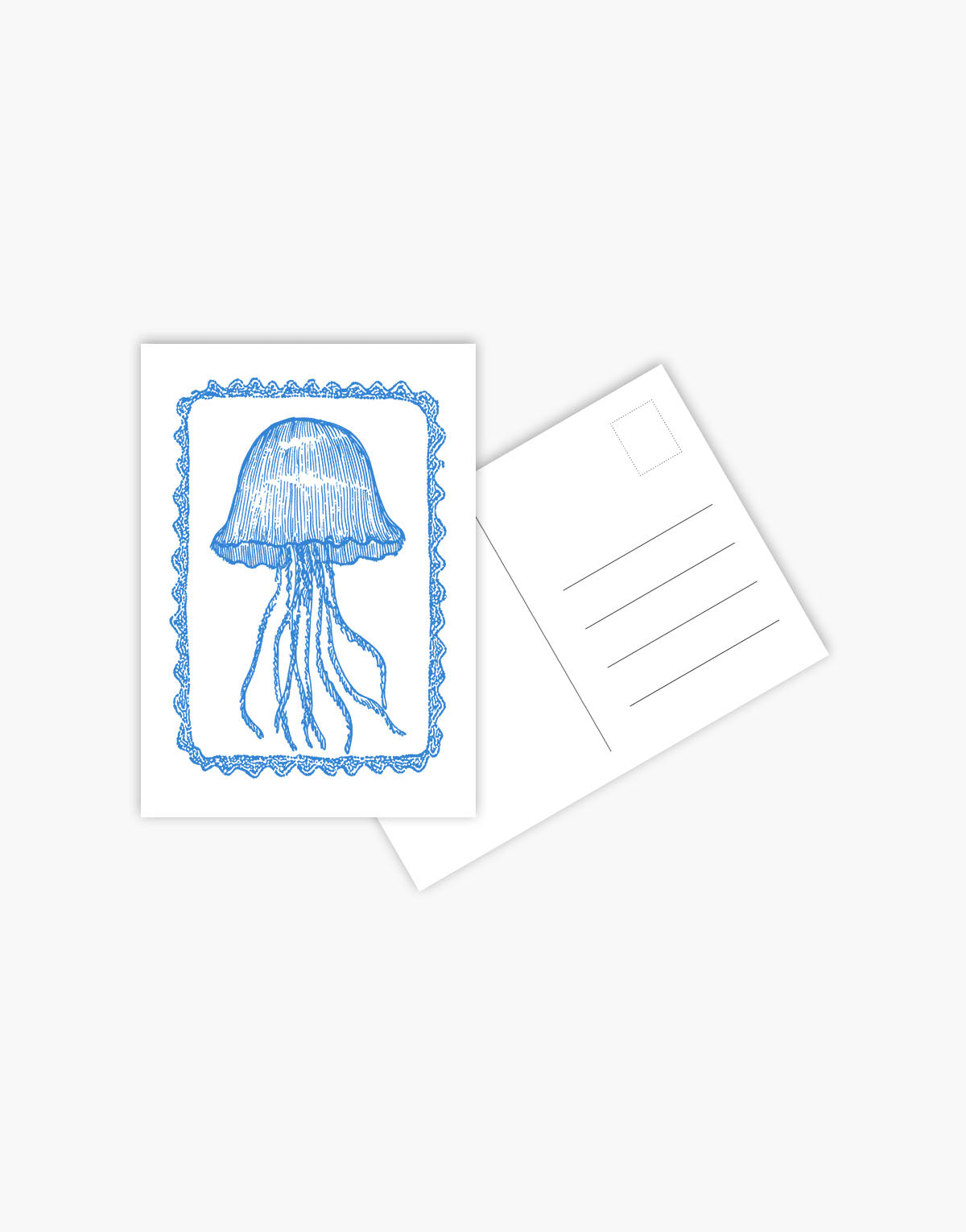 Carte Postala Blue Jellyfish