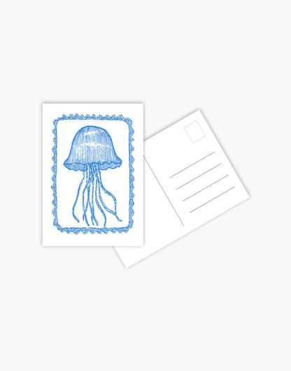 Carte Postala Blue Jellyfish