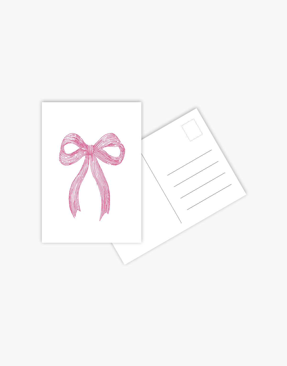 Carte Postala Pink Bow
