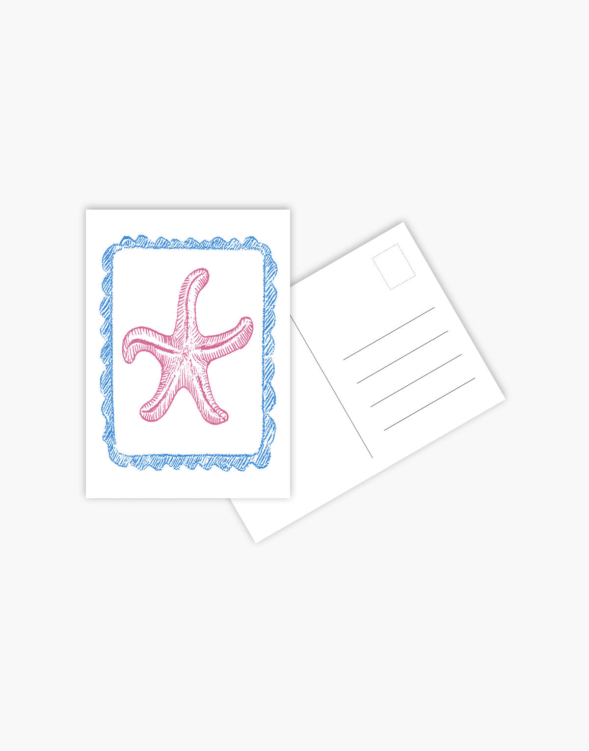Carte Postala Pink Starfish