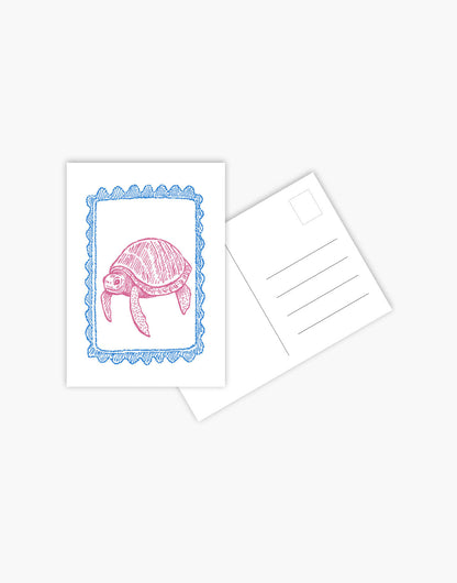 Carte Postala Pink Tortoise