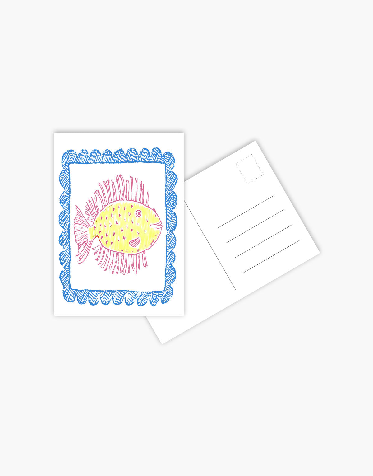 Carte Postala Yellow Fish